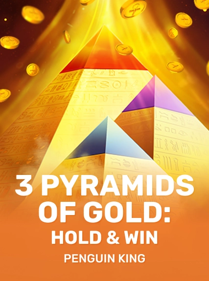 3 Pyramids of Gold Hold Win